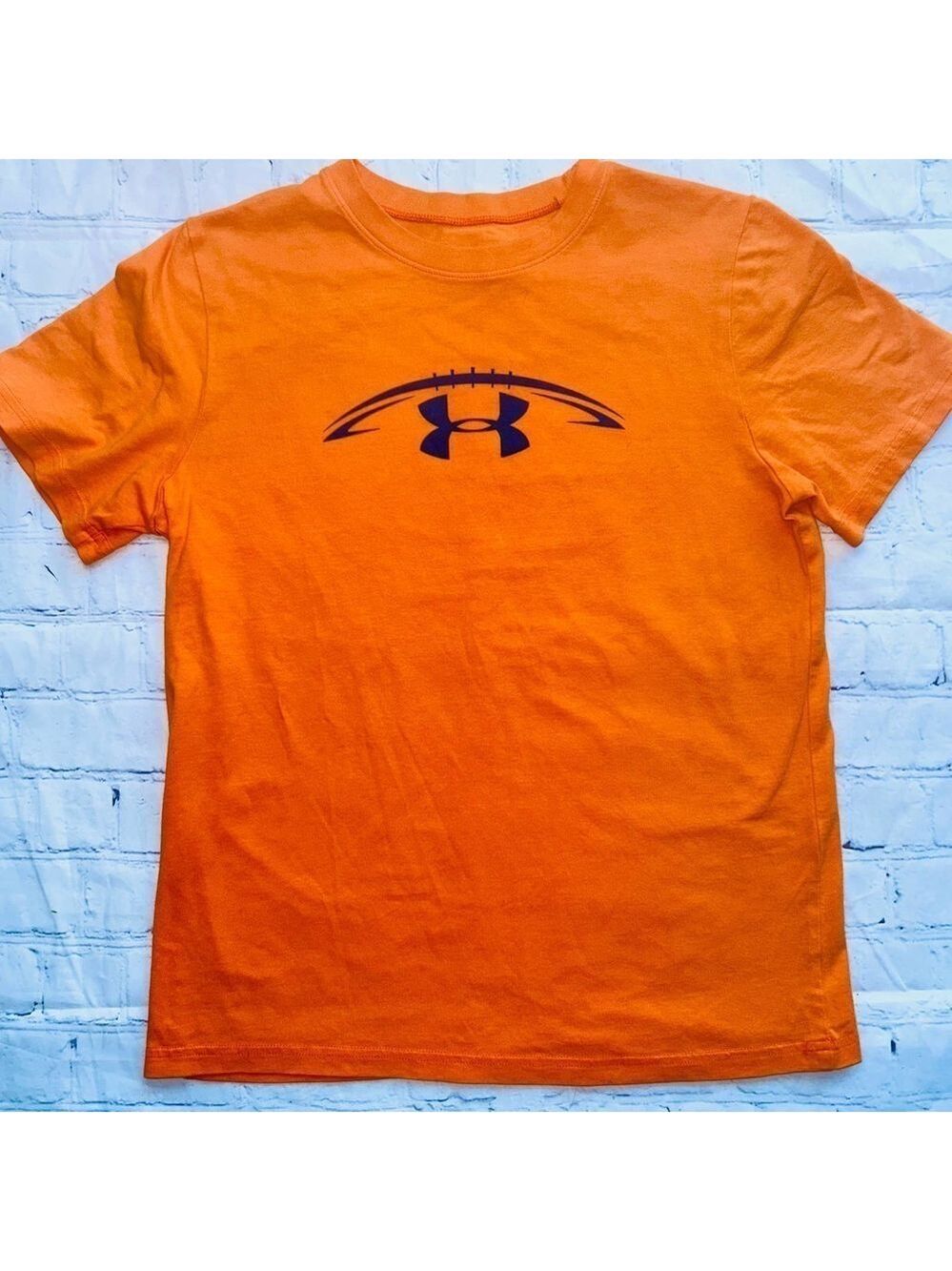 EUC Youth Large Under Armour Football Theme TShirt
